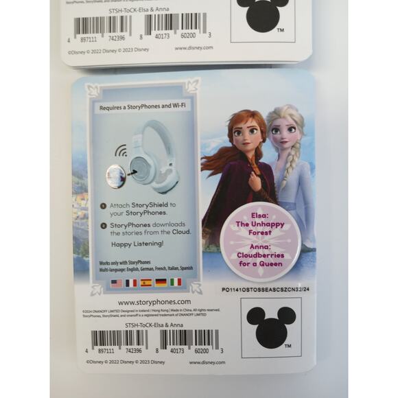 StoryPhones 2 PACK NEW Story Shields Disc Disney Headphones Storytelling SEALED - Picture 4 of 4
